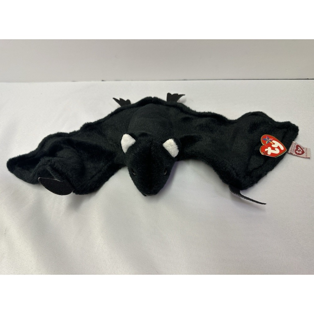 TY Radar The Black Bat 17" Plush Soft Stuffed Animal Toy Beanie Baby 2001